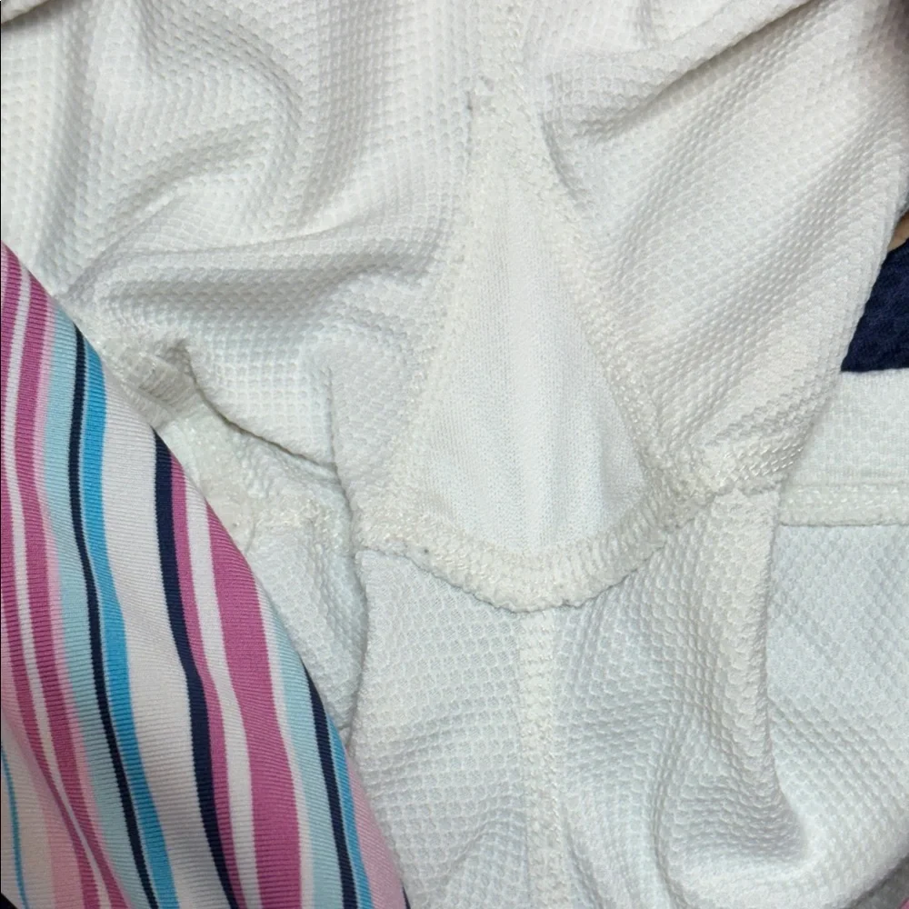 Nike Girls M Blue Pink Striped Skort Dri-Fit Athletic Tennis Running Active - Picture 4 of 8